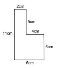 Find the area of this LEVEL 1 shape-example-1