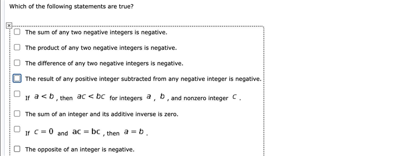 Which of the following statements are true? ONLY ANSWER IF YOU KNOW THE ANSWER-example-1