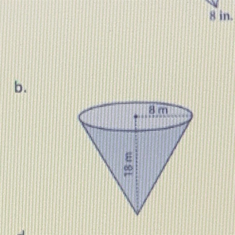 Find the volume in the shape-example-1