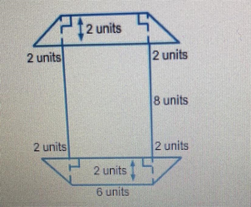 The area of the figure is __ square units-example-1