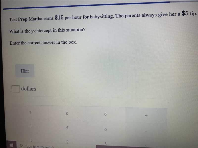 Martha earns $15 per hour for babysitting. The parents always giver her a $5 tip. What-example-1