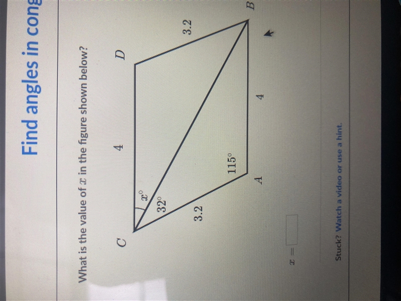 What is the value of X in the figure shown below-example-1