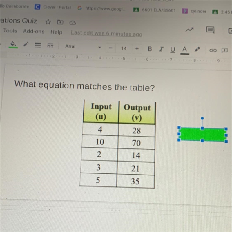 Which equation matches the table?-example-1