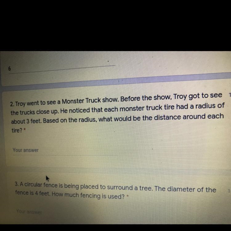 2. Troy went to see a Monster Truck show. Before the show, Troy got to see the trucks-example-1