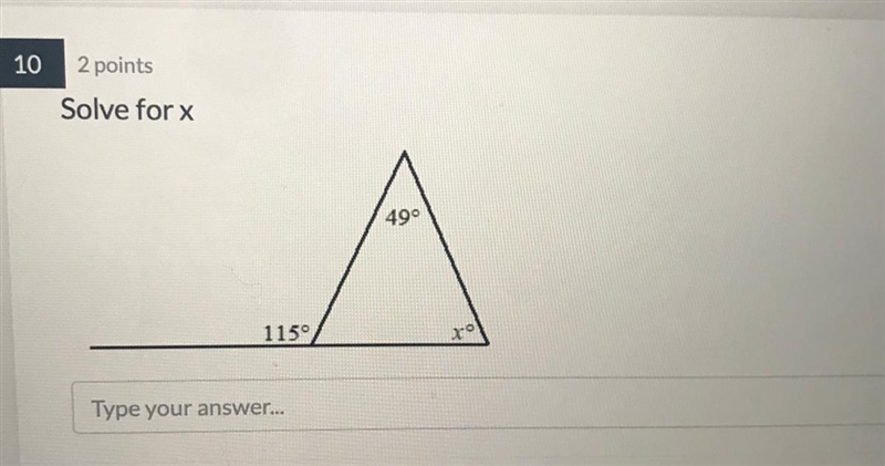 Solve for x in the figure below-example-1