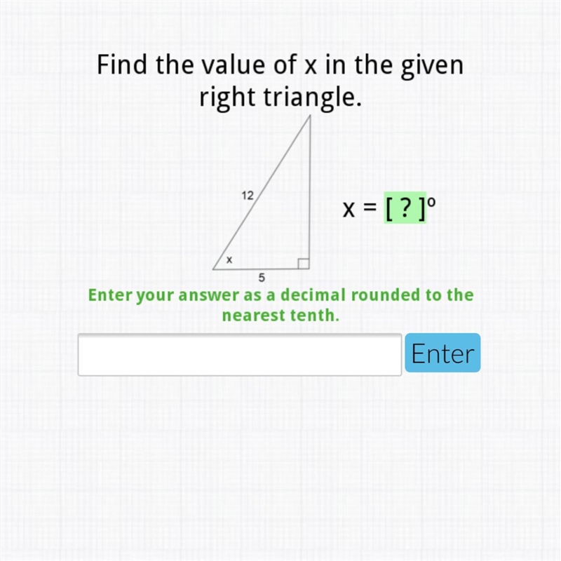 Find the value of x-example-1