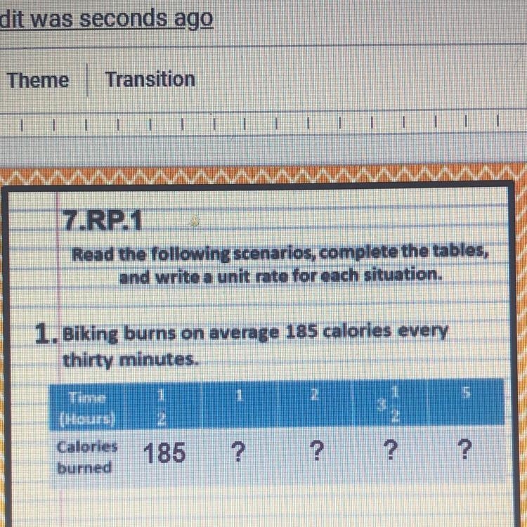 Biking burns on average 185 calories every thirty minutes.-example-1