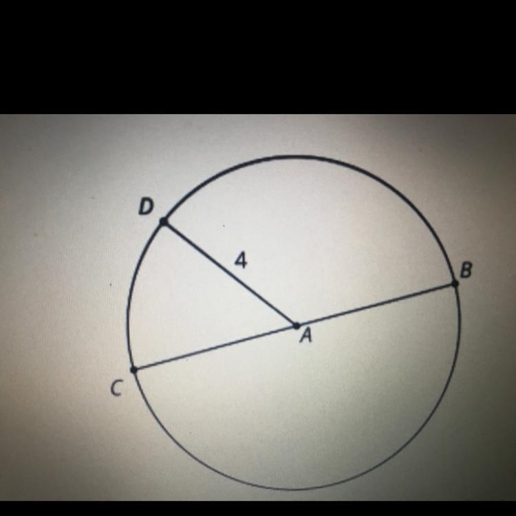 Here is a circle. Points A, B, C, and D are drawn, as well as Segments AD and BC. D-example-1