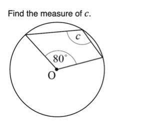 Find the measure of c-example-1