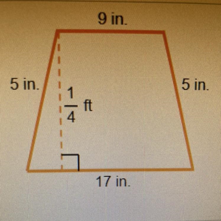 What is the area of the quadrilateral and what is the perimeter-example-1