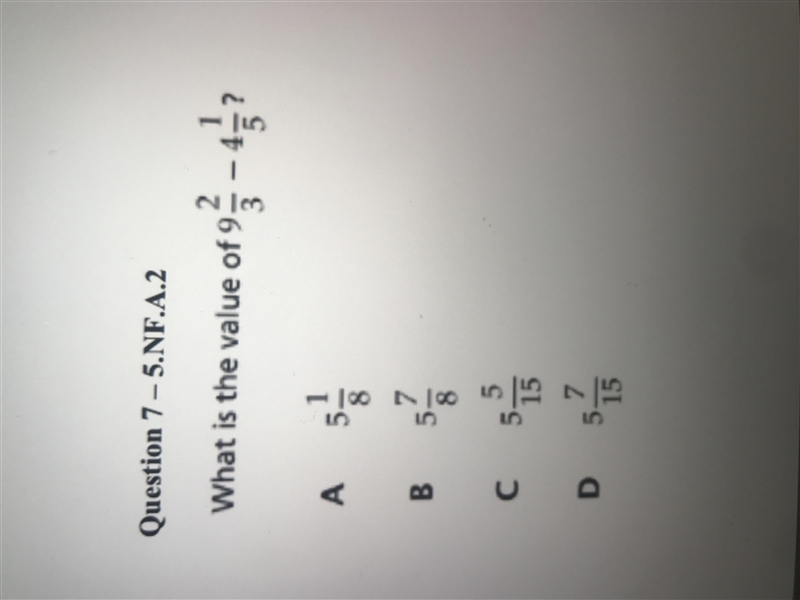 What is the value of 9 2/3 minus 4 1/5-example-1