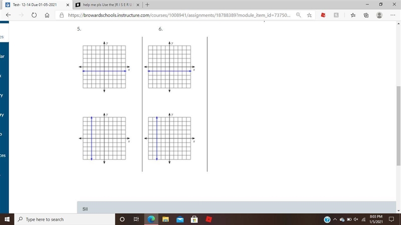 Help me pls with these 2 find the slope with the graph-example-1