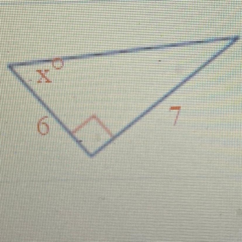 Find the value of x. (Do not include the degree symbol in your answer. Round to the-example-1