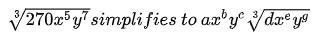 I need the corresponding letters on the equation. A= B= C= D= E= F= G=-example-1