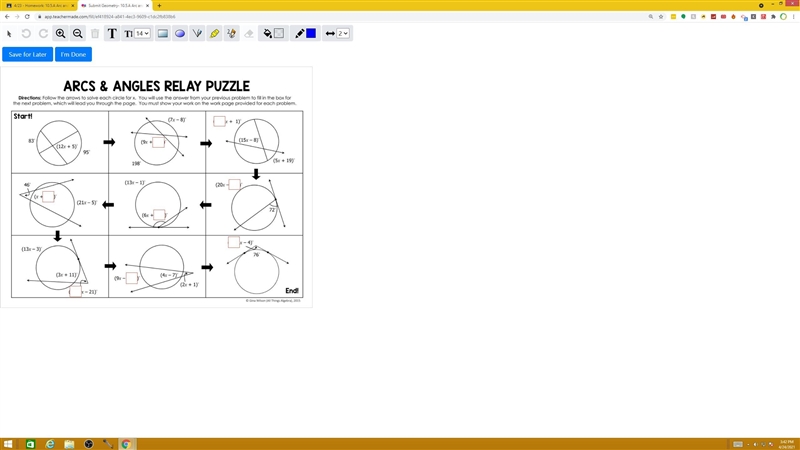 MAX POINTS!!!!! ARCS & ANGLES NEED TO KNOW HOW TO DO IT. ANSWERS ALSO VERY MUCH-example-1