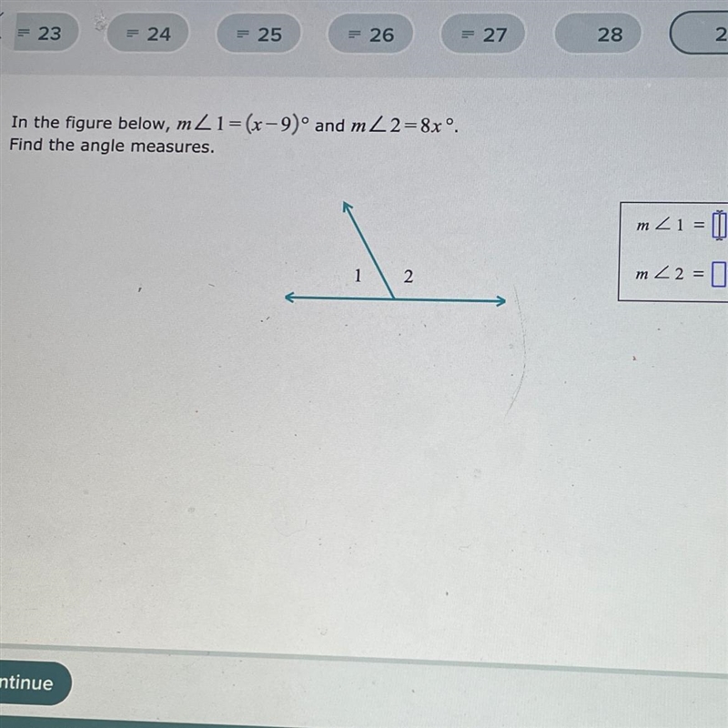 Fine the angles for 1 and 2 :)-example-1