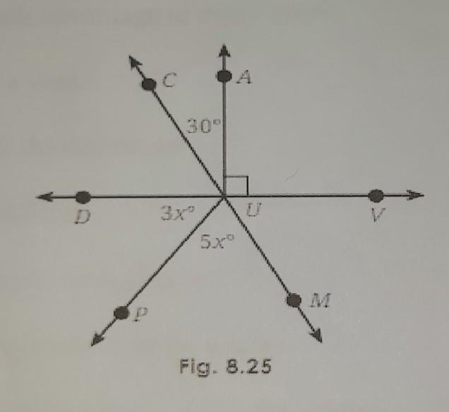 Which of the following is false about the figure? a. m CUD = m VUM b. M AUV + m DUA-example-1