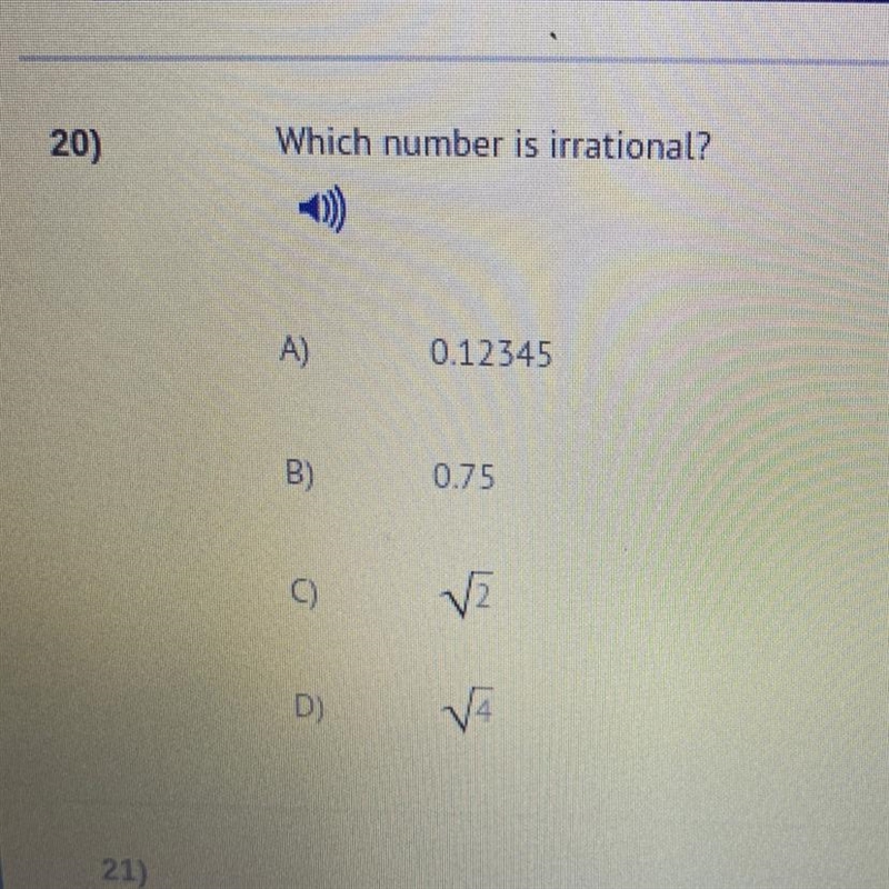 Which number is irrational ?-example-1