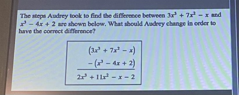 Please solve the question in the photo.-example-1