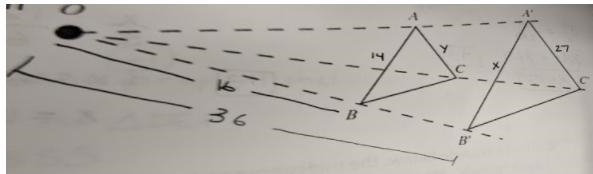 HELP ME Write and solve a proportion to find y.-example-1