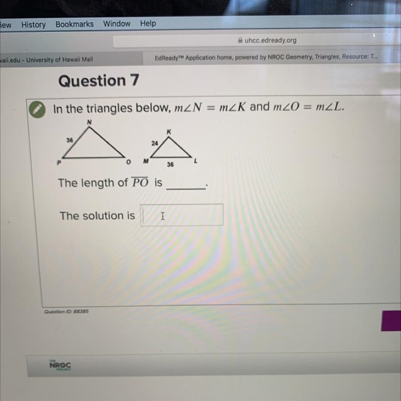 What is the length of PO-example-1