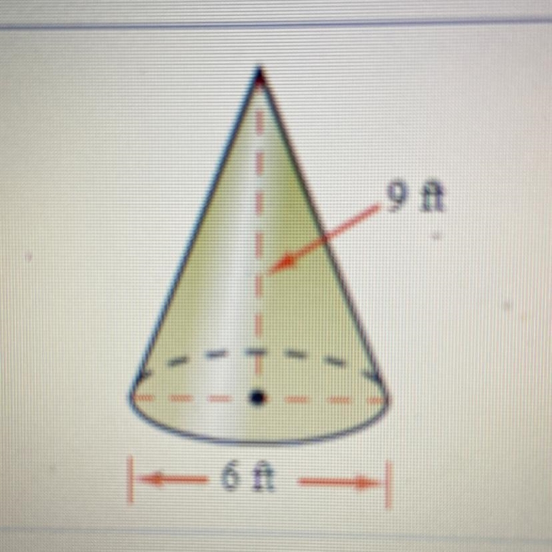 What is the lateral area of the cone?-example-1