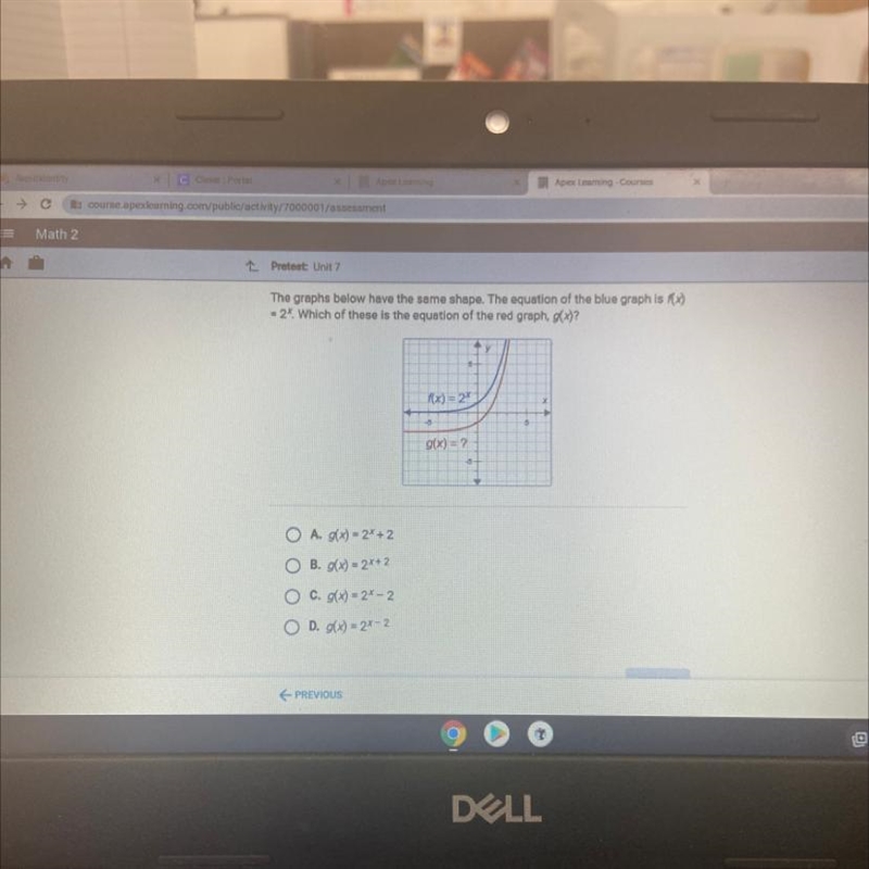 Helppppppppp ASAP!!!!! The graphs below have the same shape . The equation of the-example-1