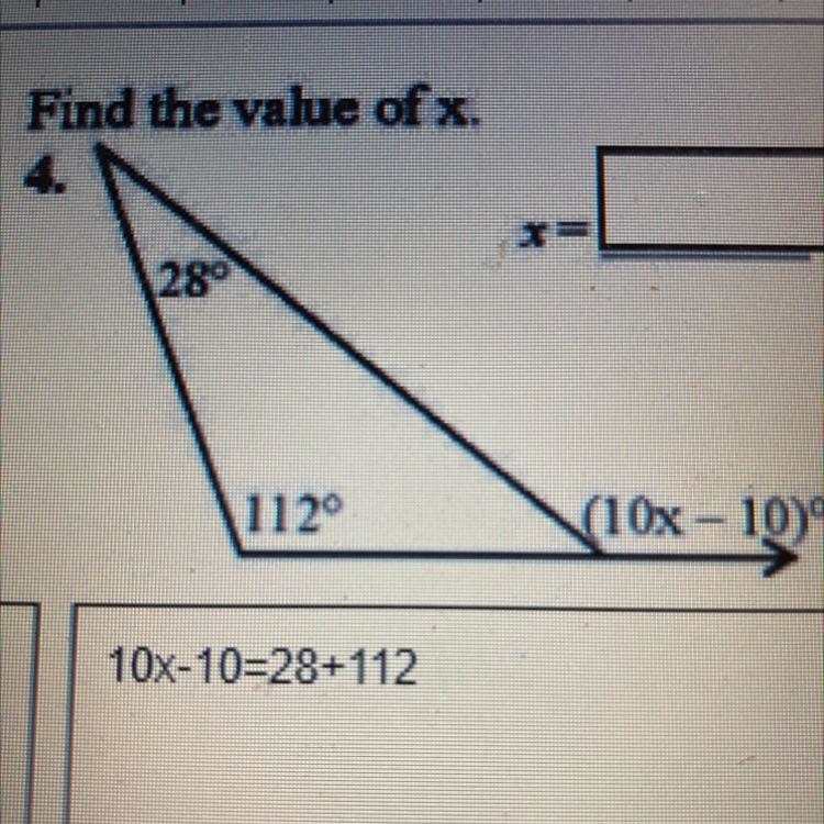 Solve the value X ASAP!!-example-1