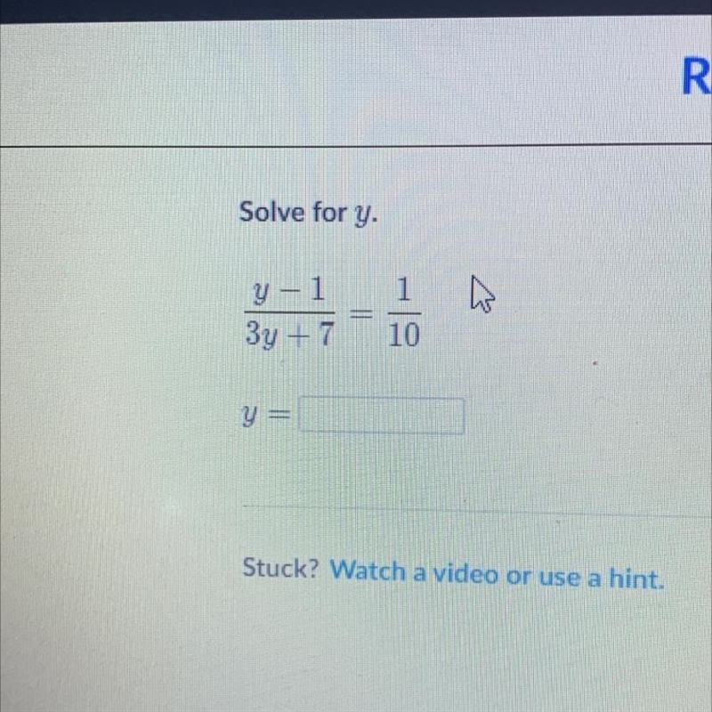 Rational equations intro (Khan Academy)-example-1