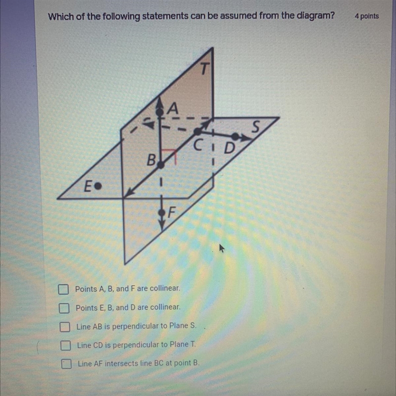 Which of the following statements can be assumed from the diagram?-example-1