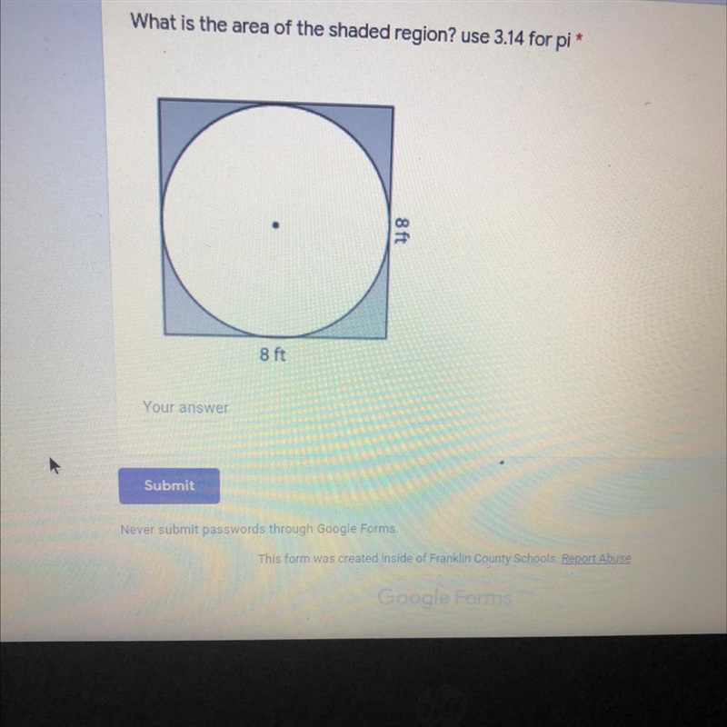 What is the area of the shaded region? use 3.14 for pi-example-1