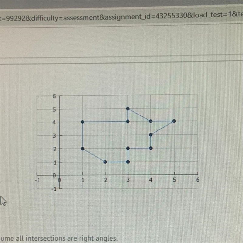 Find the area of the shape. Assume all intersections are right angles-example-1