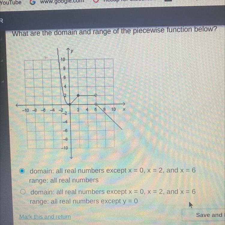 What are the range and domain?-example-1