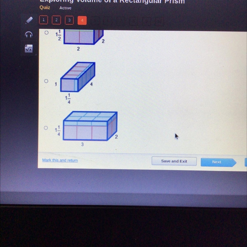 Which prism has an volume of 6 cubic units?-example-1