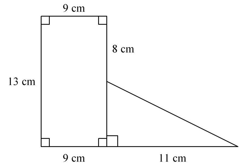 Find the total area. The figure is not drawn to scale.-example-1