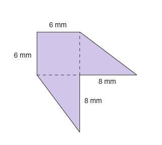 What is the area of this figure? Enter your answer in the box. mm²-example-1