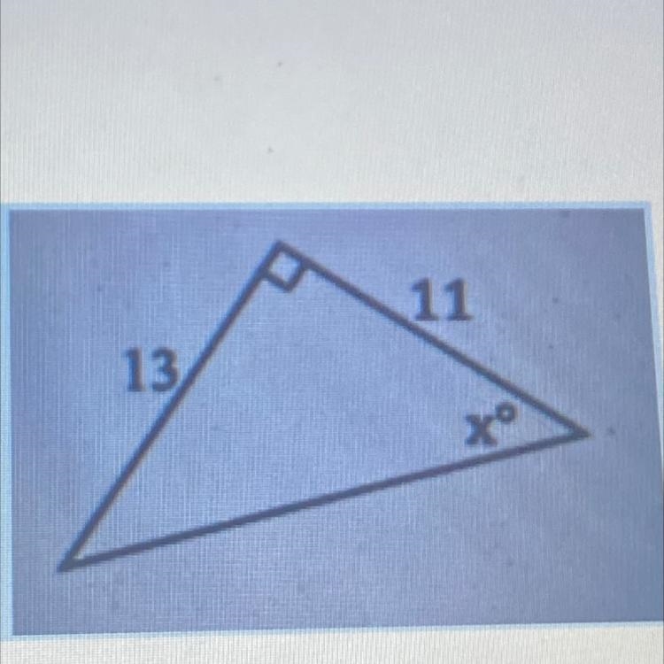 PLEASE HELP!! 30 POINTS Find the measure of angle x-example-1