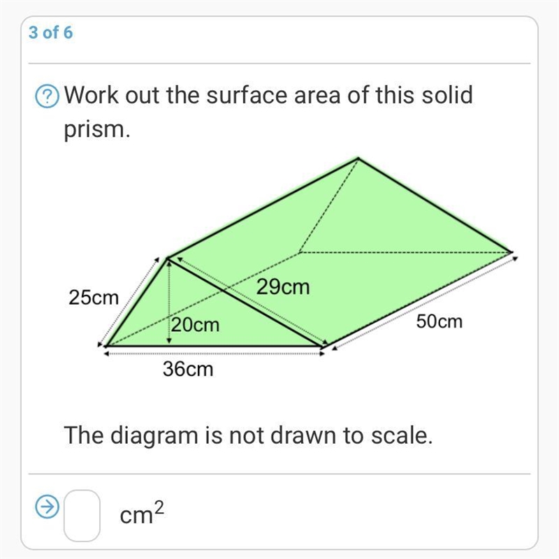 Work out the surface area of this solid prism-example-1