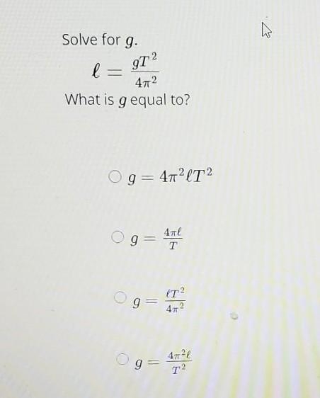 Solve for g. what is g equal to?​-example-1