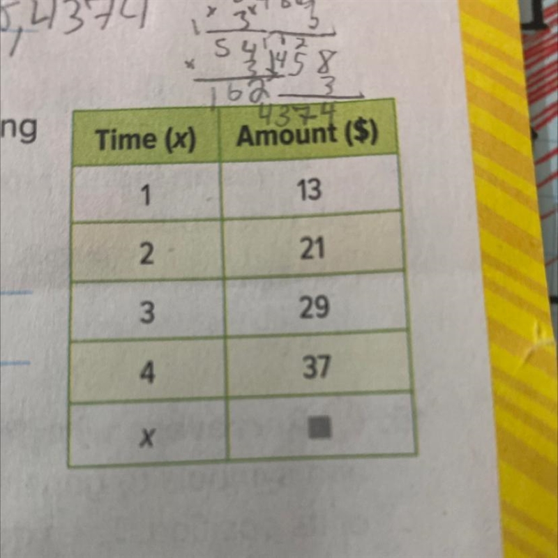 PLZ HURRY DUE BY 9:30 The table shows the amount it costs to rock climb in indoor-example-1