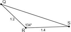 Determine the length of side QS Question 14 options: A) 2.4 B) 5.7 C) 3.4 D) 1.9-example-1