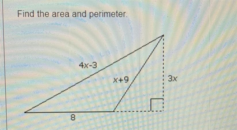 Find area and perimeter A. 12x;7x+3 B. 24x; 10x+8 C. 12x; 5x+14 D. 24x;5x+14-example-1