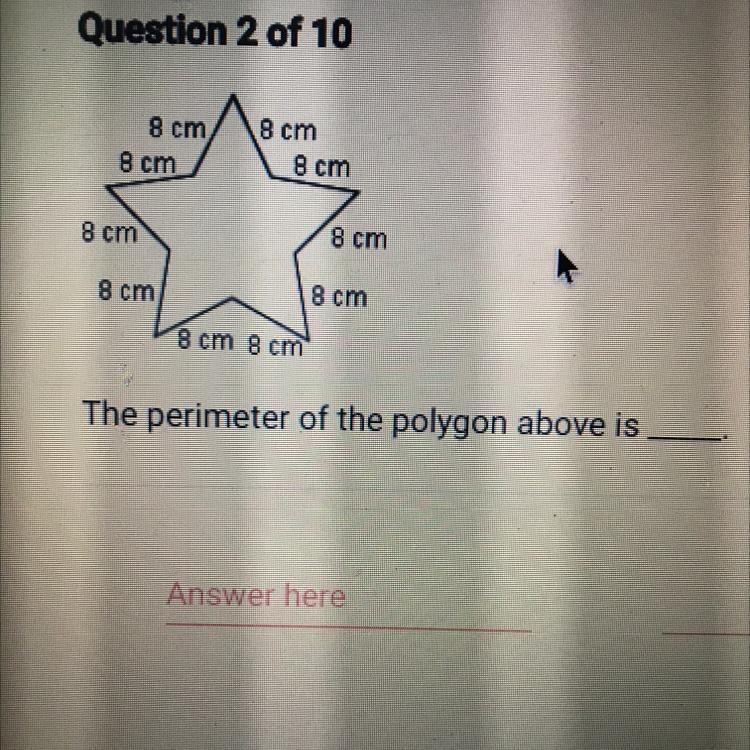 The perimeter of the polygon above is-example-1