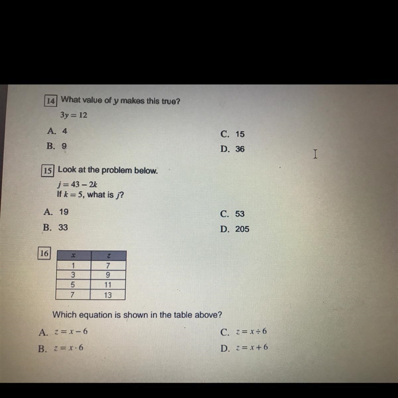 Can y’all help me on question 15?!-example-1