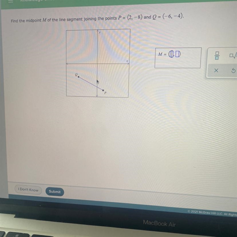 Please help with finding the midpoint-example-1