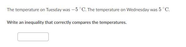 Write an inequality that correctly compares the temperatures.-example-1