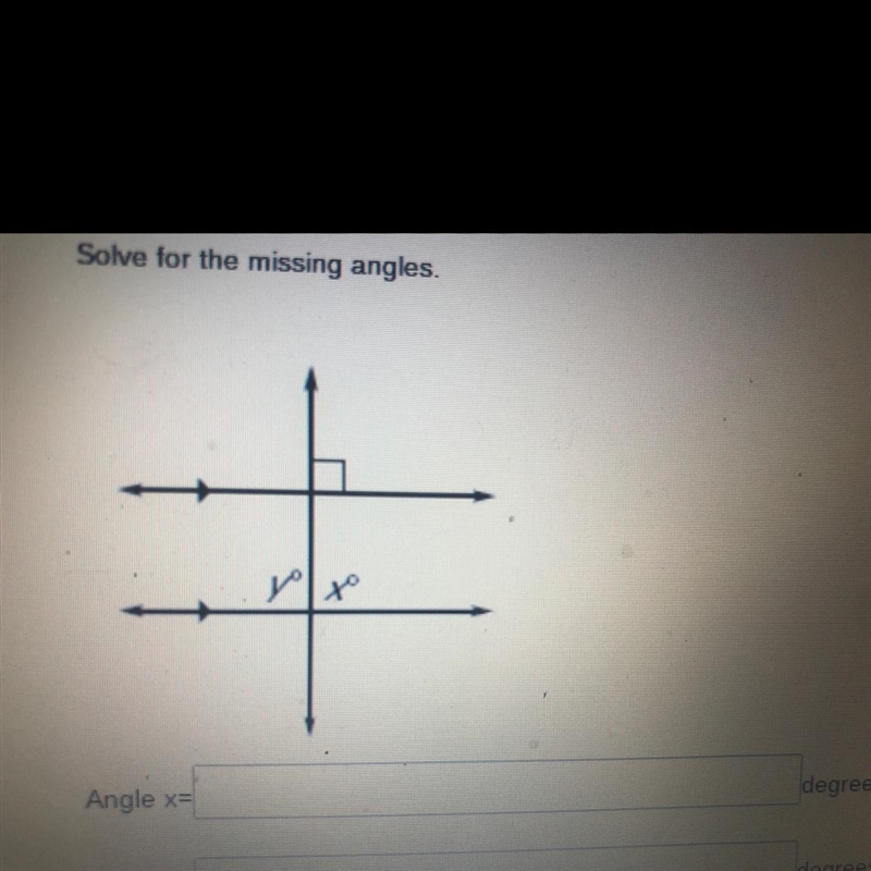 Solve for the missing angles-example-1