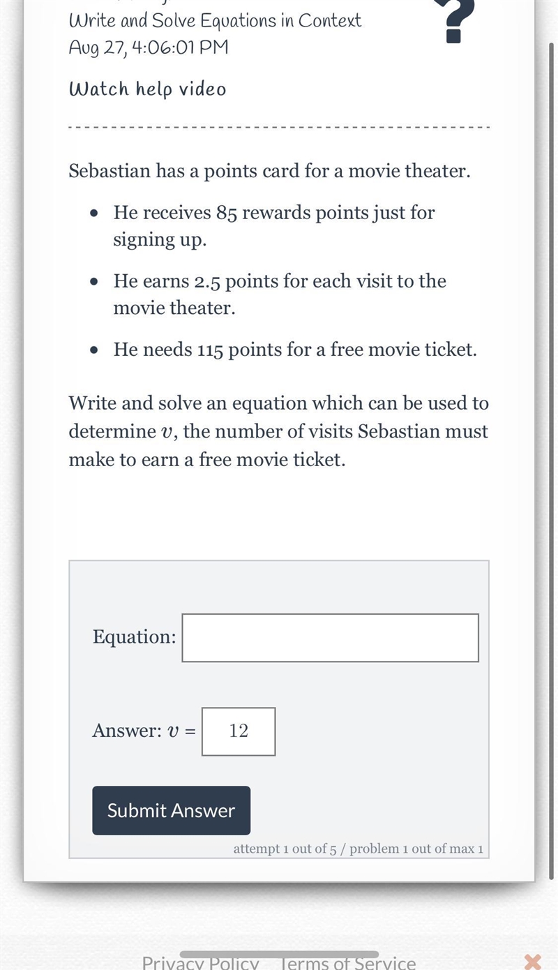 I need help getting the equation-example-1