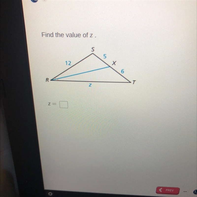 What is the value of z? No links please!!-example-1