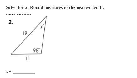 Solve x round to the nearest tenth-example-1